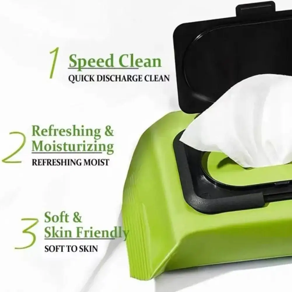 12-80Pcs Avocado makeup remover wipes Mild non-irritating makeup remover disposable wet wipes Makeup Remover Tools 6