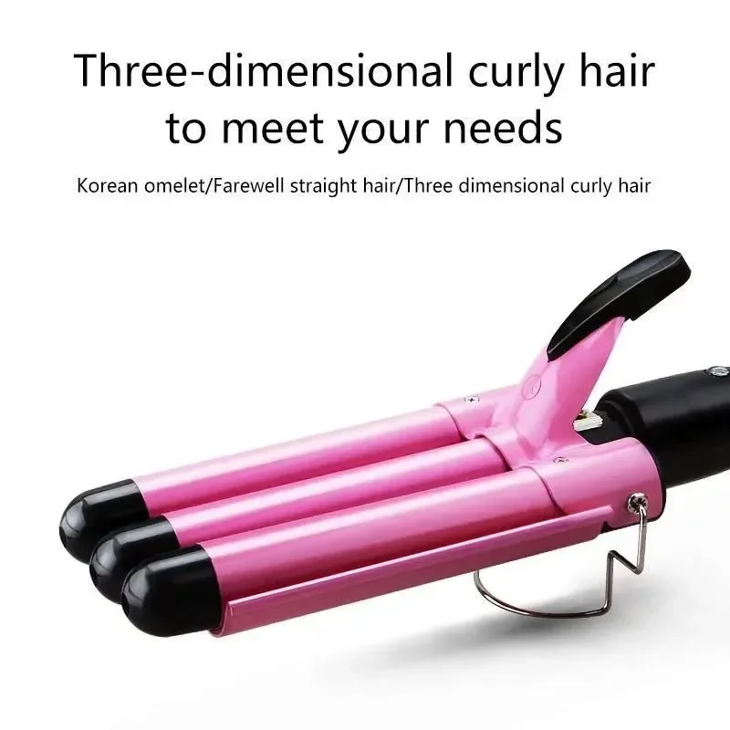 Professional Hair Curling Iron Ceramic Triple Barrel Hair-Curler Irons Hair Wave Waver Styling Tools Hair Styler Wand for Woman 5