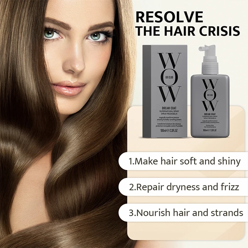 Super Soft Leave-In Conditioner Spray Hair Scalp Treatment Smoothing Straightening Shiny Repair Damaged Hair Care Hair Oil Spray 5
