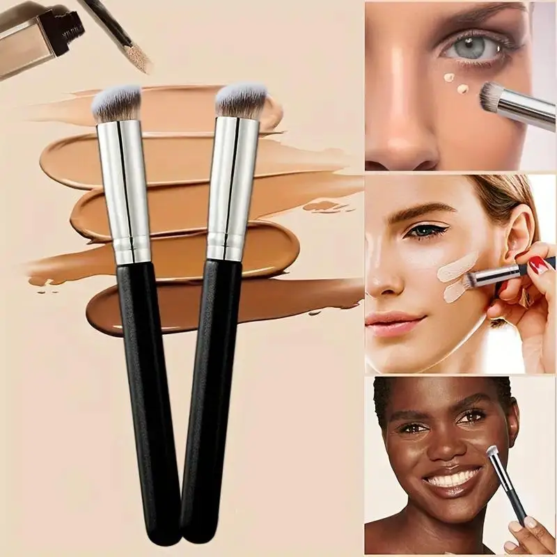 270 Concealer Brush, Flawless Foundation Eye Intense Face Makeup Brush, Premium Nose Contour Kabuki Blush Brush 6