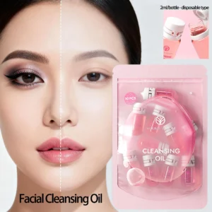 YOUNG VISION 5pcs/10pcs Cleansing oil Rose Flower Makeup Remover Oil Mild Non-irritating Pore Cleansing Makeup Remover Set 1