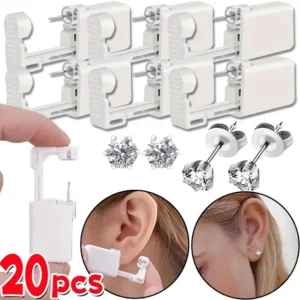 1/3/5/10/20Pcs Ear Piercing Gun Kit Disposable Disinfect Safety Earring Piercer Machine Studs Body Jewelry Piercing Tool 1