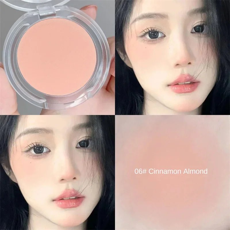Monochrome blush Matte Natural Cheek Color Brightening Face Waterproof Facial Contouring Makeup Blush Powder Soft Makeup 2