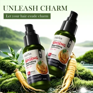 SADOER Korean Ginseng Hair Oil 50ml Scalp Activating Treatment for Hair Loss Thinning Hair Repair Dry Damaged Nourishing Essence 1