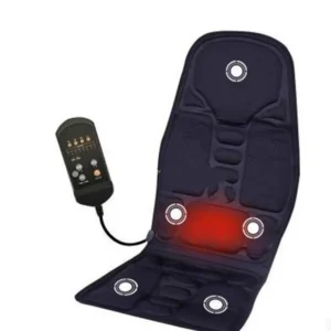 Heated Back Massage Seat Topper Car Home Office Seat Massager Heat Vibrate Cushion Back Neck Massage Chair Massage Relaxation 1