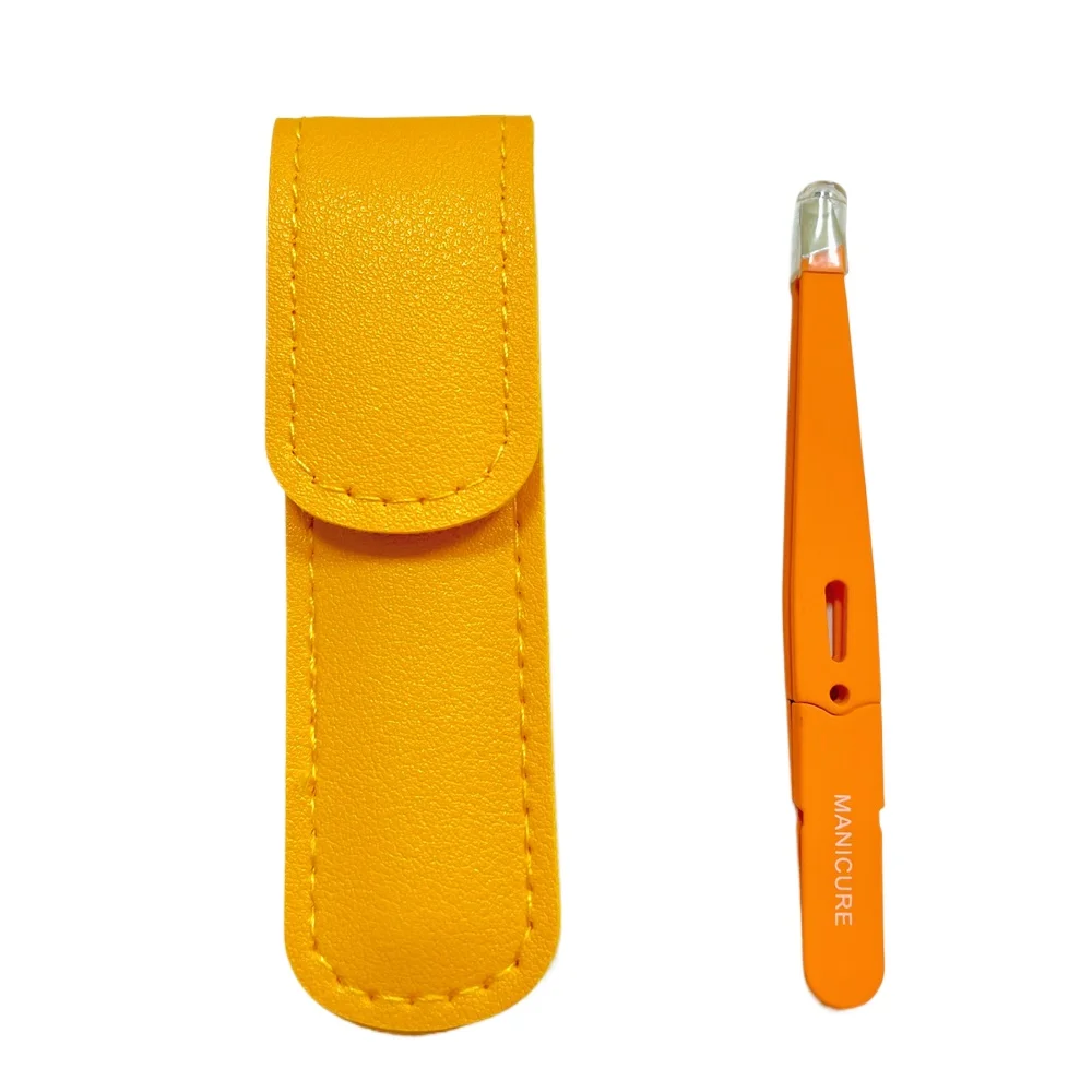 Eyebrow Tweezer Colorful Hair Beauty Fine Hairs Puller Stainless Steel Slanted Eye Brow Clips Removal Makeup Tools 5