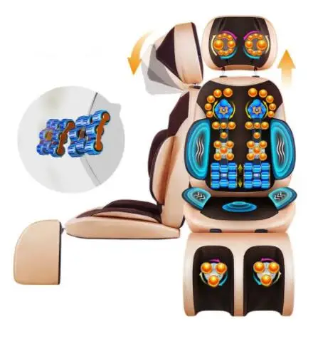 Massage cushion for leaning on of cervical spine massager neck shoulder waist massage chair cushion knead J2216 6