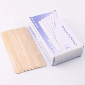 100 pcs/box Disposable Wood Tongue Depressor Spatula Waxing Stick Waxing Hair Removal Wax Wooden Sticks Woman Skin Care Stirrer 1