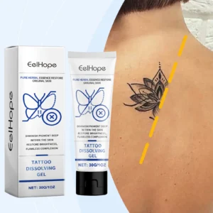 EELHOE 30g Tattoo Removal Gel Dissolve Tattoo Repair Skin Moisturizing Painless Deep Cleansing Care gel - Natural Fading Quick 1