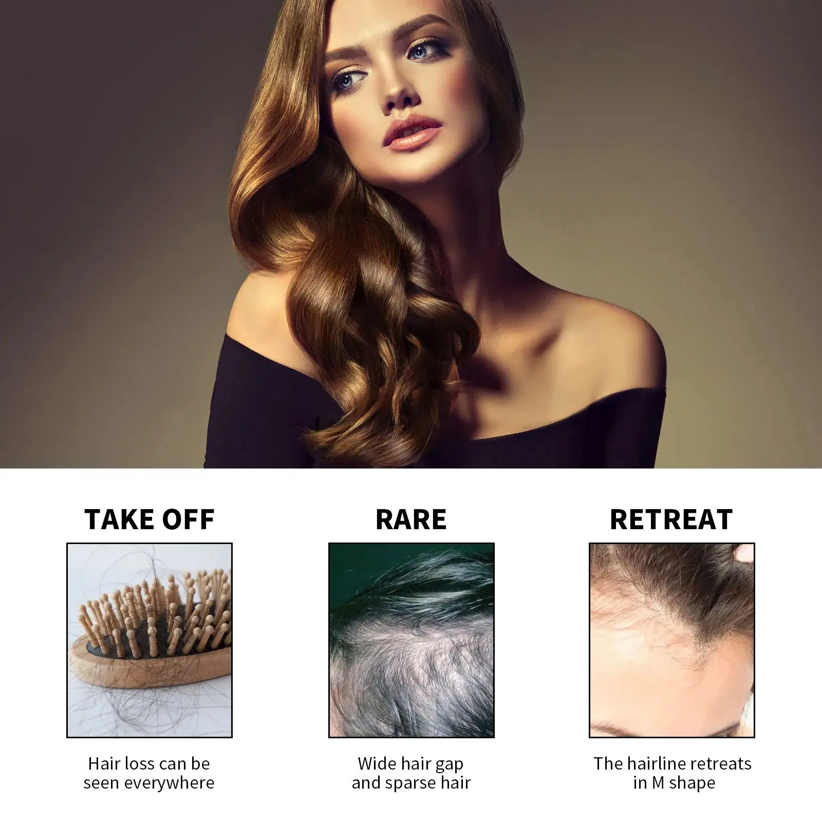 Hair Growth Shampoo Anti Hair Loss Anti-dandruff Repair Damaged Scalp Follicles Fast Baldness Treatment Hair Regrowth Care 60ml 4