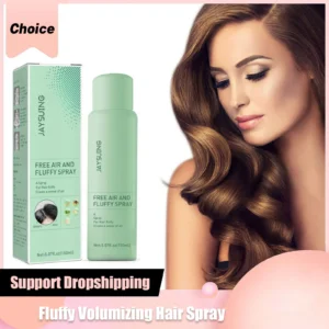 Fluffy Hair Spray Air-Feeling No-Wash Quick-Drying Oil Control Thickening Non-greasy Moisturizing Volumizing Styling Hair Spray 1