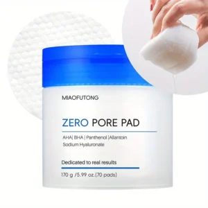 70PCS hyaluronic acid cleansing and makeup remover pads, cotton pad makeupremover pads, gently clean and remove makeupmoisturize 1