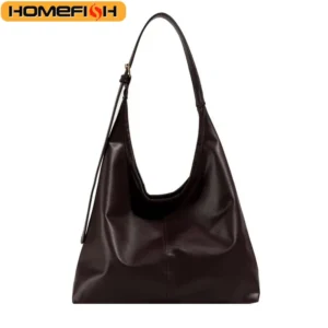 HOMEFISH New Tote bag hand bill of lading shoulder women's bag retro simple large bag Tote bag 1