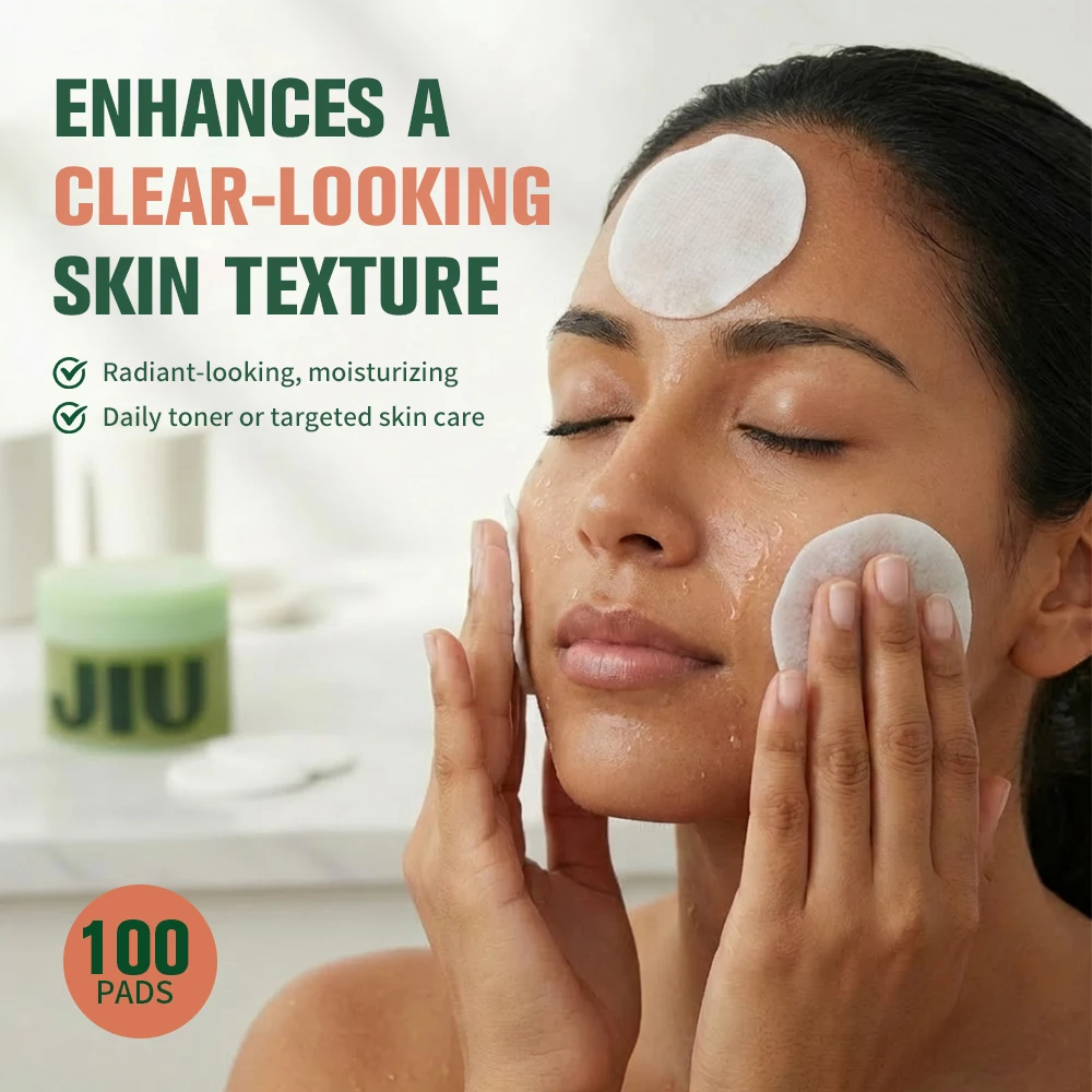 Toning & Brightening Face Pads Deep Moisturizing Tighten Enhance Radiance Soothing Sensitive Skin Circular Skincare Cotton Pad 6