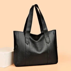 Vintage Large Capacity Tote Bag, Retro Vegan Shoulder Bag, Women's Casual Handbag For Commute 1
