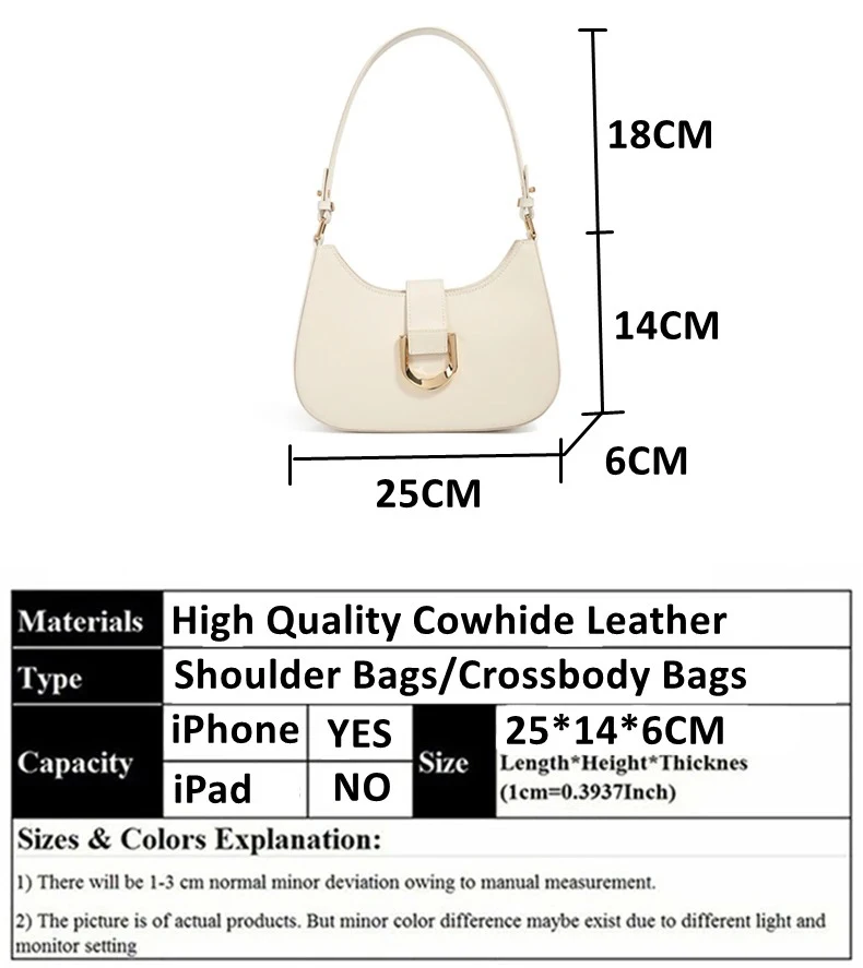 Elegant PU Crescent Shoulder Bags for Women 2025 Luxury Designer Crossbody Purse Underarm Ladies Handbags 5