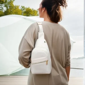 Chest Bag Women Sling Bags Crossbody Casual Multi Pockets Sling Messenger Shoulder Bags Outdoor Travel Commuting Satchel Bags 1