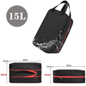 Travel Compression Packing Cubes Double Layer Portable Pouch Zipper Waterproof Storage Bags for Clothing Shoes Suitcases Bag 1