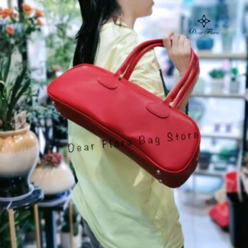 Y2k Women's Vintage Simple Pu Zipper Handbag Retro Advanced Sense Luxury Underarm Bag Fashion Casual Large Capacity Shoulder Bag 2