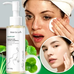 Heartleaf Pore Control Cleansing Oil with Niacinamide - Moisturizing & Protecting Daily Facial Cleanser for Elastic Skin 1