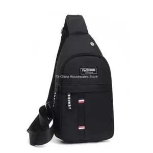 Men's Waterproof Chest Bag, Adjustable Shoulder Strap, Large Capacity, Outdoor Sports, Casual Fashion，water-resistant Fabric 1