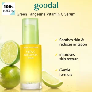 GOODAL Green Tangerine Vitamin C Serum,Lightweight Serum,Targeting Dullness,Antioxidant Care,Korean Skincare,Korean Makeup 1