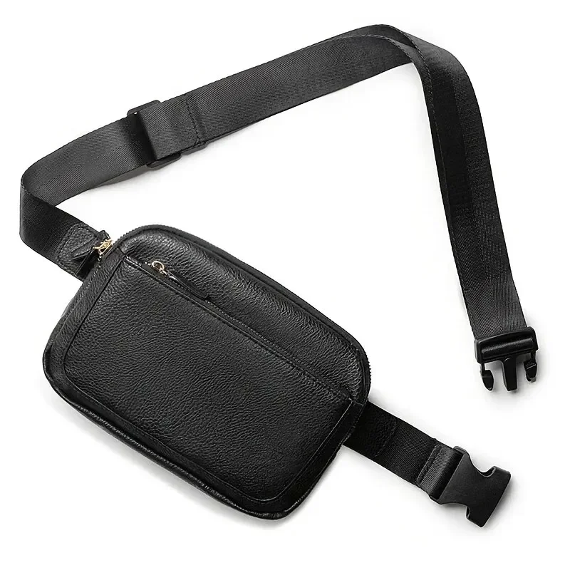Women's Belt Bag Fashion Crossbody Bag Chest Bag Adjustable Shoulder Strap PU Leather Women's Messenger Handbag 6