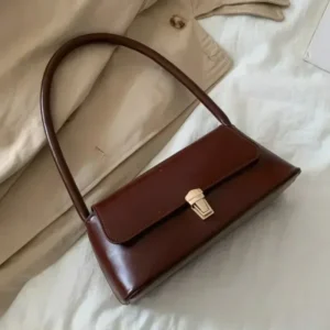 Luxury Brand Crossbody Bags for Women Fashion Design Underarm 2026 Woman Shoulder Bag Female Handbag and Purses Solid Color 1