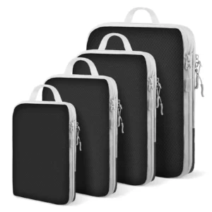 Compression Packing Cubes for Travel, Luggage Packing Organizer Bag Compressible Expandable Organizer Cubes For Carry On Travel 1
