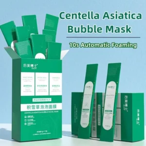 Centella Asiatica Bubble Facial Mask Blackhead Removal Freeze Mask Soothing Bubble Mask Shrink Pores Brighten Skin Nourish Mask 1