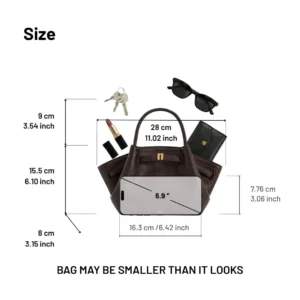 JW PEI Women’s Mini Dark brown Crossbody Handbag Vegan Leather Brown Dumpling Tote Bag High-Quality for Trendy Outings 1