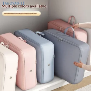 1 Pcs Compression Packing Cubes Bag Portable Suitcase Clothes Organizers Waterproof Luggage Storage Cases Drawer Bags【ZYAO-1】 1