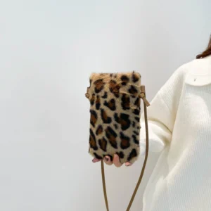 Fashion New Solid Color Shoulder Underarm Bag Women Plush Soft Autumn Winter Fashion Fluffy Totes Handbag Lady Travel Purse 1