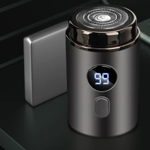 Men Electric Mini Shaver Rechargeable Type-c Charging Car Portable Led Digital Display Wet & Dry Shaver Men Women Home Razor 1