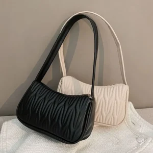 Women Casual PU Leather Handbag Shoulder Bags Messenger Bag Underarm Bag 1