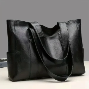 Vintage Ladies Bag Large Capacity Handbag , Vintage Plain Shoulder Bag , Ladies Commuter Casual Handbag 1