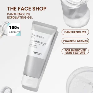 THE FACE SHOP ALLTIMATE PANTHENOL 2% EXFOLIATING GEL 150ml,Refreshing & Non-Sticky,Non-Abrasive,Korean Skincare,Korean Makeup 1