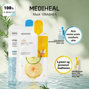 Mediheal Essential Mask 10EA & 4EA-3 Shades,Essence-Soaked Sheet,Hydrating & Non-Sticky,Korean Skincare,K-Beauty,Korean Makeup 1