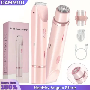 Woman Double Head Electric Shaver Dual Purpose Female Razor Body Epilator Leg Underarm Bikini Electric Hair Remover Trimmer 1
