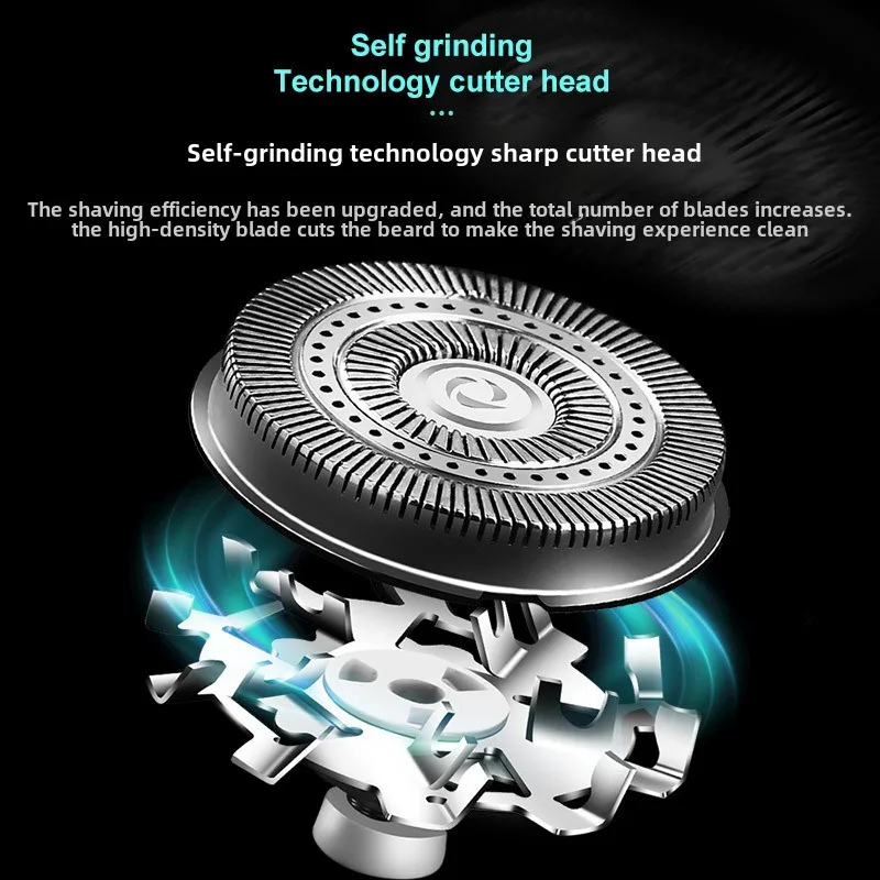 Men Electric Mini Shaver Rechargeable Type-c Charging Car Portable Led Digital Display Wet & Dry Shaver Men Women Home Razor 6