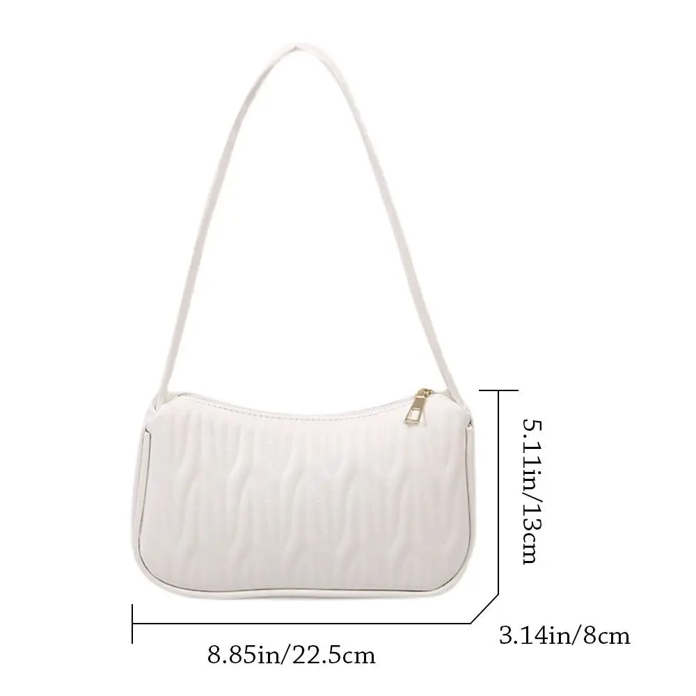 Women Casual PU Leather Handbag Shoulder Bags Messenger Bag Underarm Bag 6