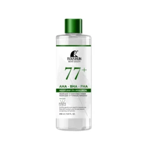 258mlLarge Capacity ROUSHUN AHA BHA PHA 77+ Lotion TONERMoisturizing and Hydrating Facial Water 1