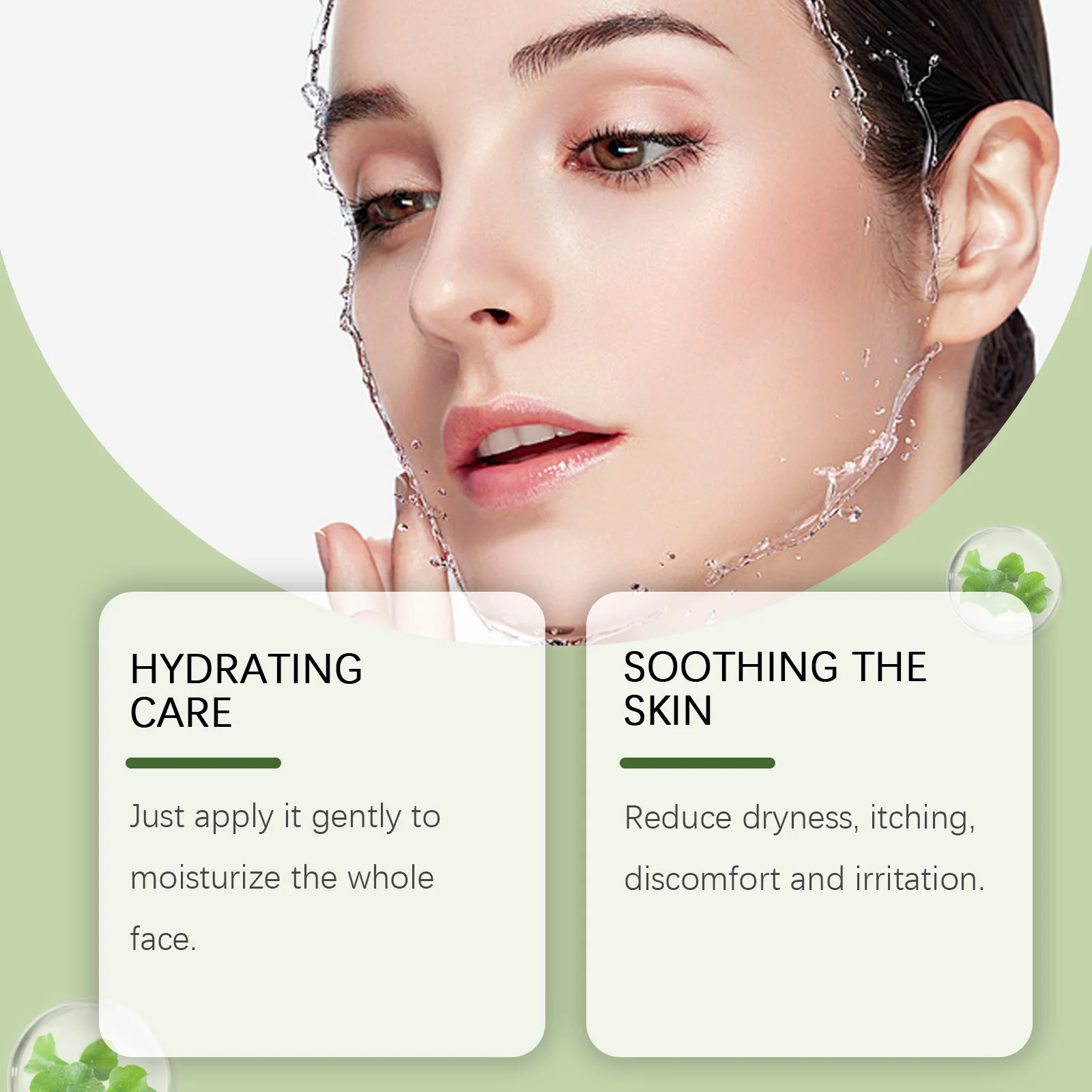 Centella Asiatica Hydrating Cotton Pads: Gentle Skin-Toning Pads for Hydration & Moisturization, Leaving Facial Skin Soft. 5