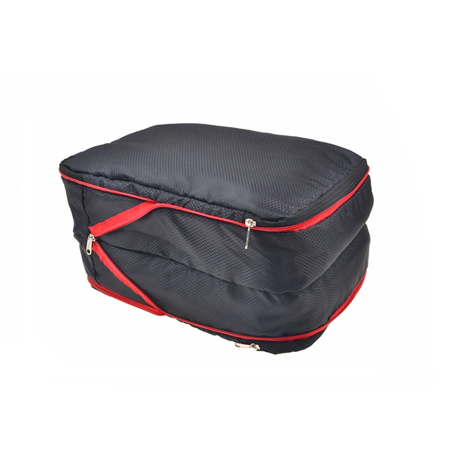 Nylon Double Layer Portable Compression Packing Cubes For Large Travel Suitcase Organizer ,Waterproof ,For Travelling 3