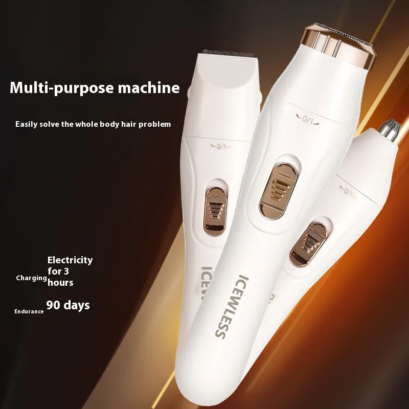 Electric Epilator For Women Shaver Lady Shaver Body Hair Trimmer Armpit Bikini Arm Leg Face Portable Painless Depilator 6