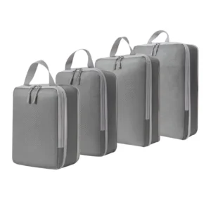 4PCS/Set Compressible Packing Travel Storage Bag Cubes Waterproof Suitcase Portable With Handbag Luggage Organizer 1