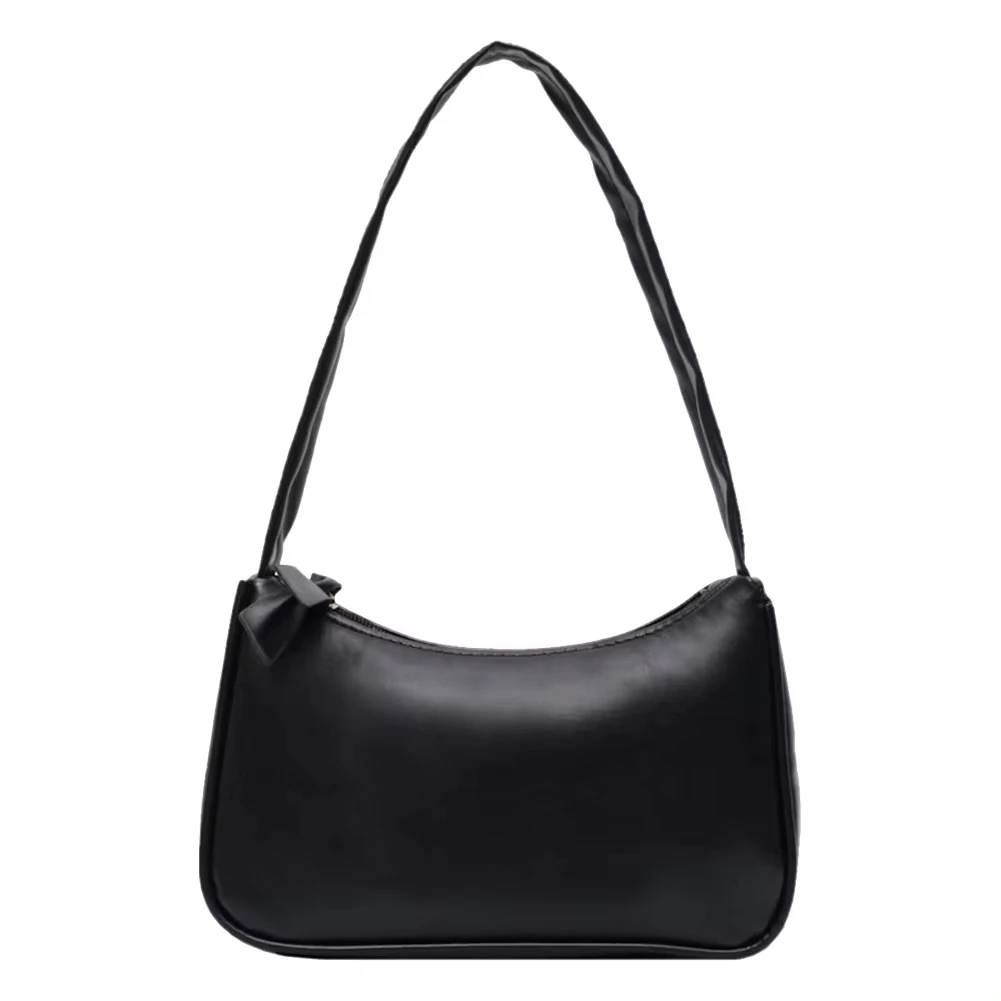 Handle Bag Women Retro Handbag PU Leather Shoulder Totes Underarm Vintage Top Handle Bag Female Small Subaxillary Bags Clutch 3
