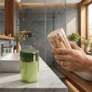 Plastic 4 in 1 Travel Bottle Set Refillable Leak-proof Travel Toothbrush Cup Space Saving Detachable Travel Tube Sets Lotion 1