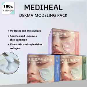 MEDIHEAL Derma Modeling Pack,Strippable Setting Gel​,Second-Skin Fit,Deep Moisture Infusion,Korean Skincare,Korean Makeup 1