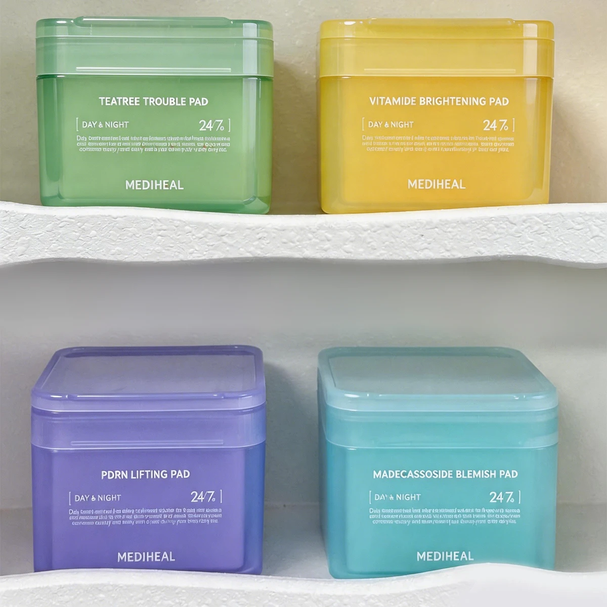 MEDIHEAL Pad,Ready-to-Use Pad,Daily Skincare Pads,Long-Lasting Moisture,Intense Hydration,Korean Skincare,K-Beauty,Korean Makeup 5